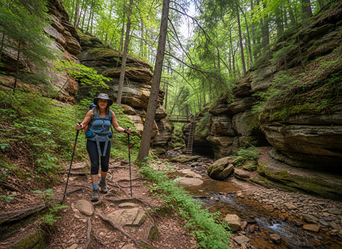 Turkey Run State Park Trail 3